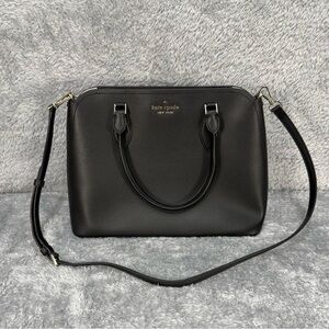 Kate Spade Darcy Large Crossbody Satchel Black Bag **READ DESCRIPTION**